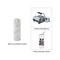 2 Pieces Sublimation Blanks Skinny Tumbler White 20 OZ Straight Double Wall Stainless Steel Tumbler with Metal Straw Tumbler Cups for Tumbler Heat Press Machine Heat Transfer